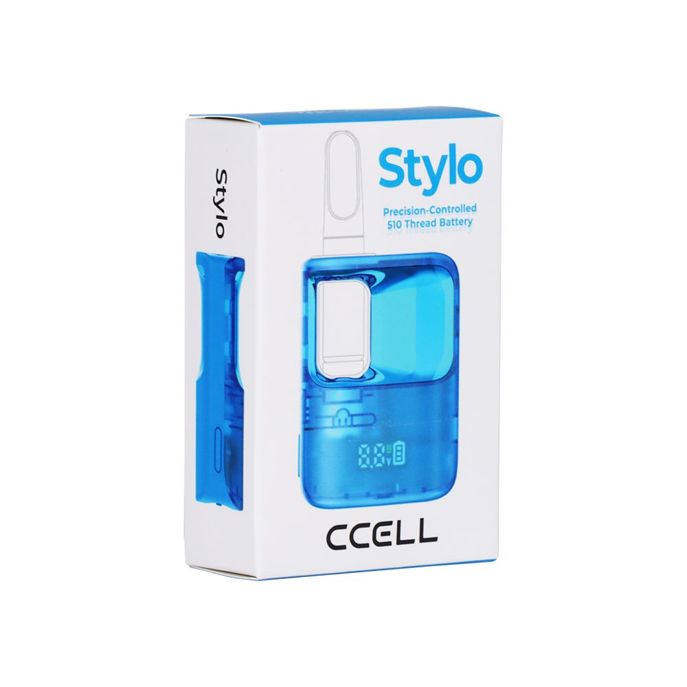 10CT DISPLAY - CCELL Stylo 510 Variable Voltage Vape Battery - 500mAh / Assorted Colors