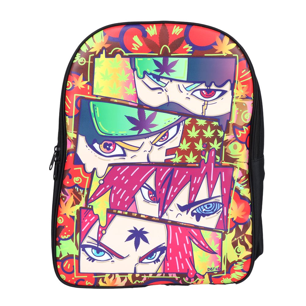 Dabtized Smoker Anime Backpack & Zipper Pouch | 3pc Set